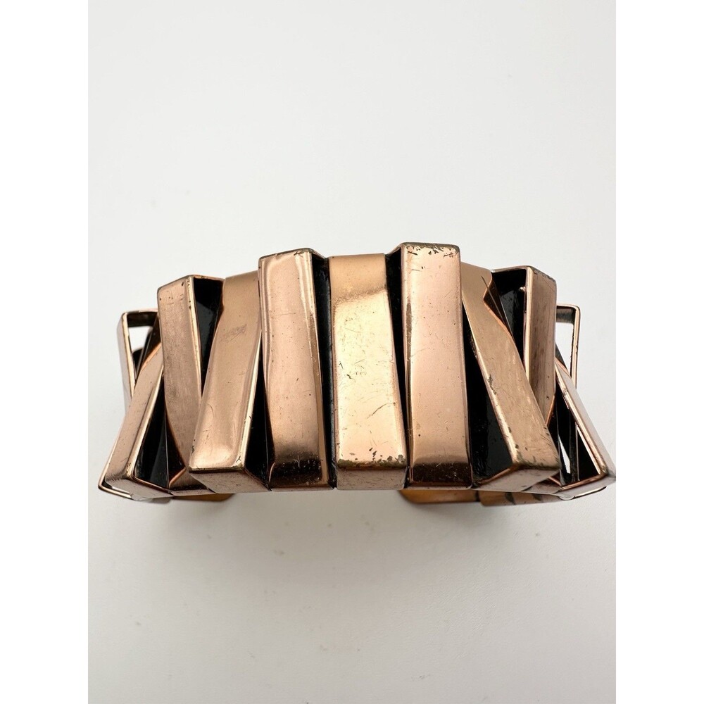 Renoir Modernist Copper Cuff Bracelet 6.75”
